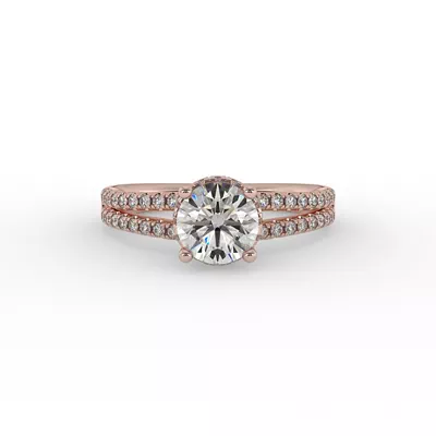 Collins Hidden Halo Engagement Ring