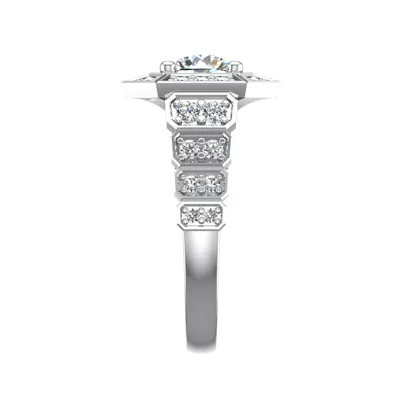 Leyla Halo Engagement Ring