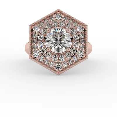 Raelyn Halo Engagement Ring