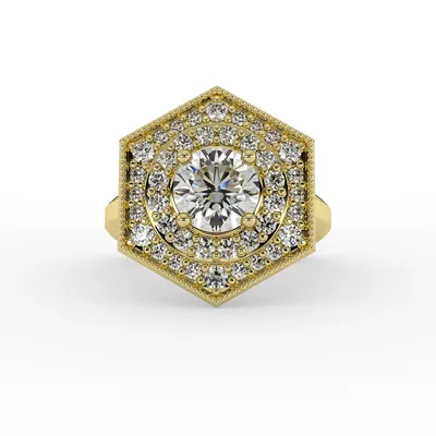 Raelyn Halo Engagement Ring