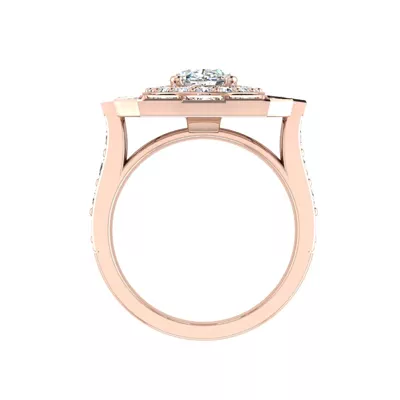 Everlee Halo Engagement Ring