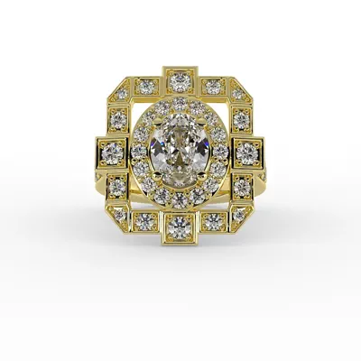 Everlee Halo Engagement Ring