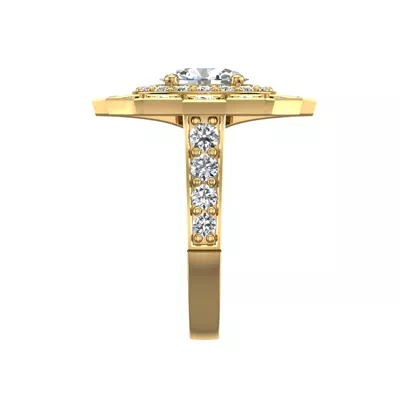 Everlee Halo Engagement Ring