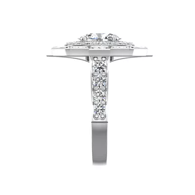 Everlee Halo Engagement Ring