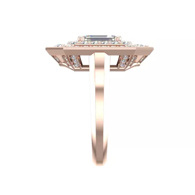 Haisley Halo Engagement Ring