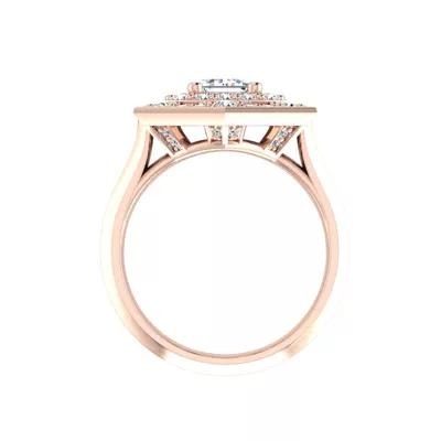 Haisley Halo Engagement Ring