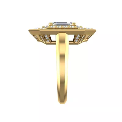 Haisley Halo Engagement Ring