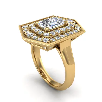 Haisley Halo Engagement Ring