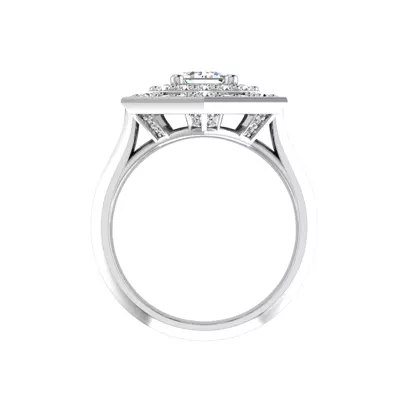 Haisley Halo Engagement Ring