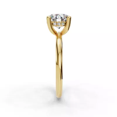 Savannah Hidden Halo Engagement Ring