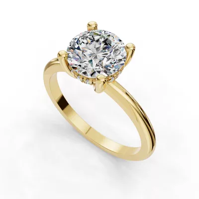 Savannah Hidden Halo Engagement Ring
