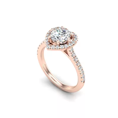 Tracy Halo Engagement Ring