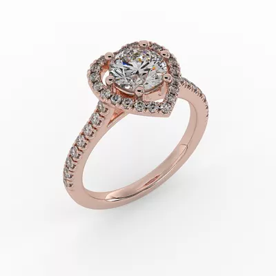 Tracy Halo Engagement Ring