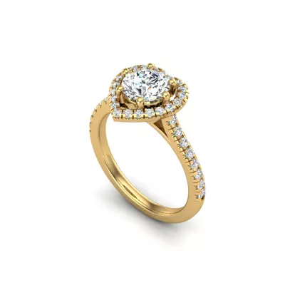 Tracy Halo Engagement Ring