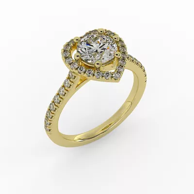 Tracy Halo Engagement Ring