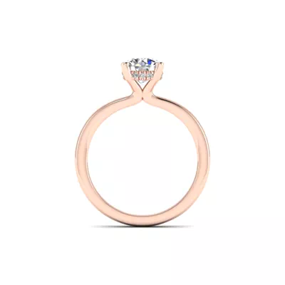 Sylvia Hidden Halo Engagement Ring