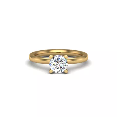 Sylvia Hidden Halo Engagement Ring
