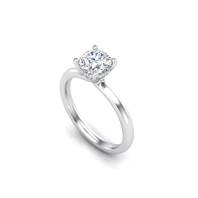Sylvia Hidden Halo Engagement Ring