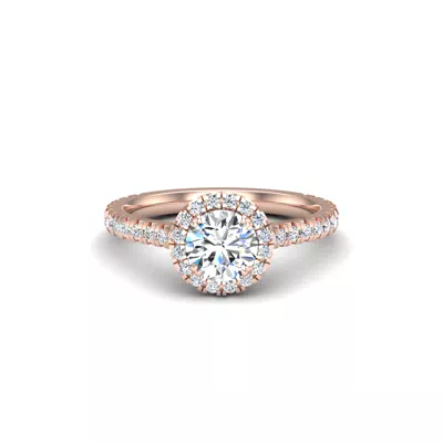 Alison Halo Engagement Ring