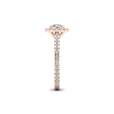 Alison Halo Engagement Ring
