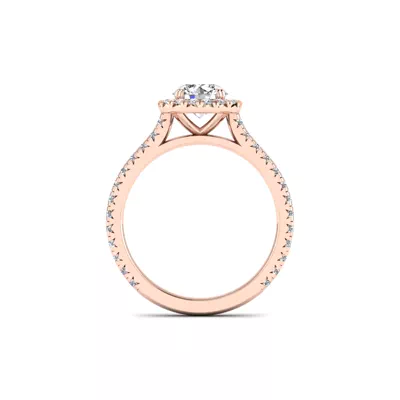 Alison Halo Engagement Ring