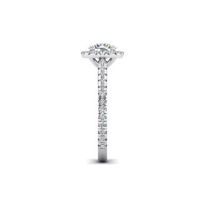 Alison Halo Engagement Ring
