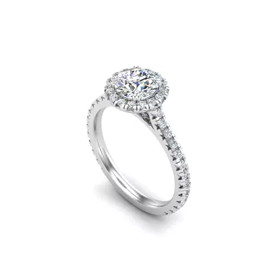 Alison Halo Engagement Ring