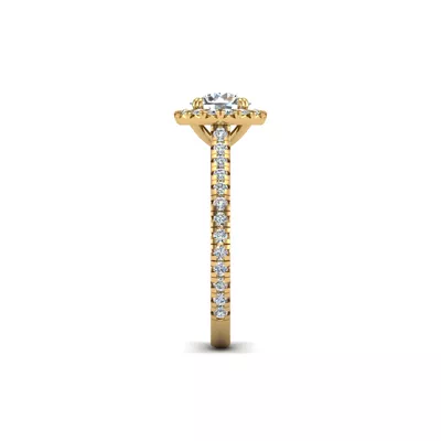 Alison Halo Engagement Ring