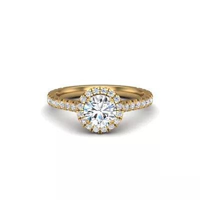 Alison Halo Engagement Ring