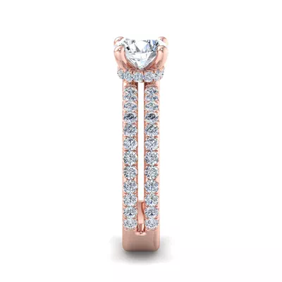 Cassidy Hidden Halo Engagement Ring