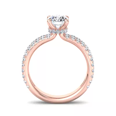 Cassidy Hidden Halo Engagement Ring