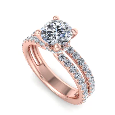 Cassidy Hidden Halo Engagement Ring