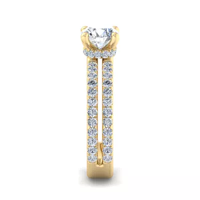 Cassidy Hidden Halo Engagement Ring