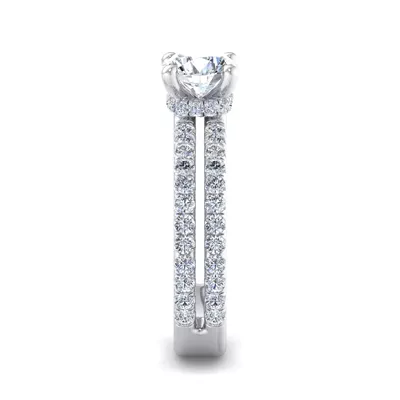 Cassidy Hidden Halo Engagement Ring