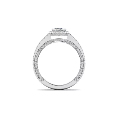 Anya Hidden Halo Engagement Ring