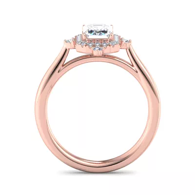Emmy Halo Engagement Ring