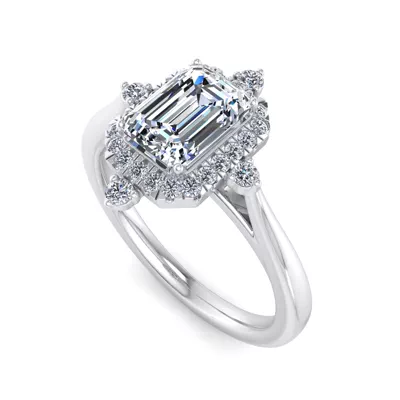 Emmy Halo Engagement Ring