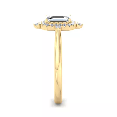 Emmy Halo Engagement Ring