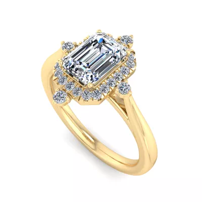 Emmy Halo Engagement Ring