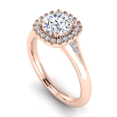 Maryam Halo Engagement Ring