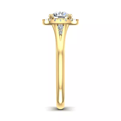 Maryam Halo Engagement Ring