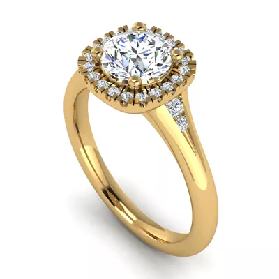 Maryam Halo Engagement Ring