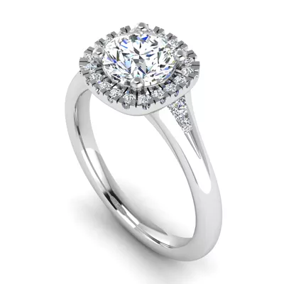 Maryam Halo Engagement Ring