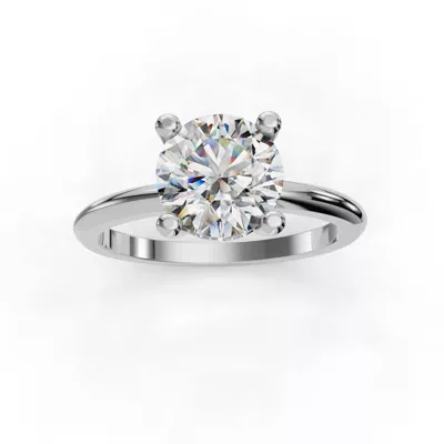 Skyler Two-Tone Hidden Halo Engagement Ring