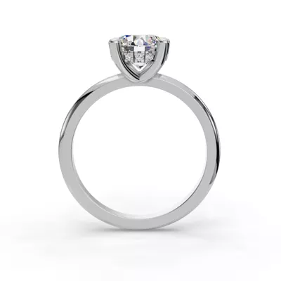 Skyler Two-Tone Hidden Halo Engagement Ring