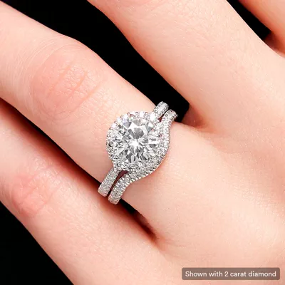 Hannah Diamond Halo Engagement Ring