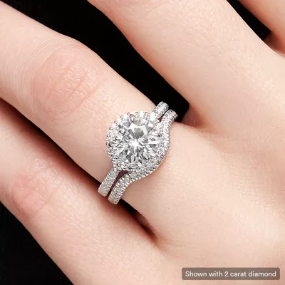 Hannah Diamond Halo Engagement Ring