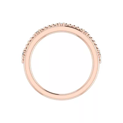 Ruby Bubble Diamond Band