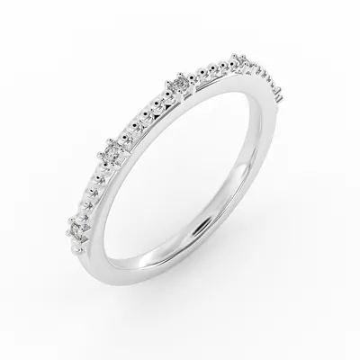 Ruby Bubble Diamond Band