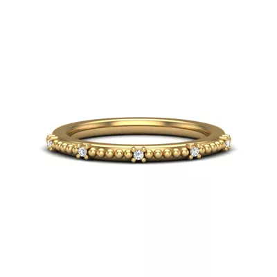 Ruby Bubble Diamond Band